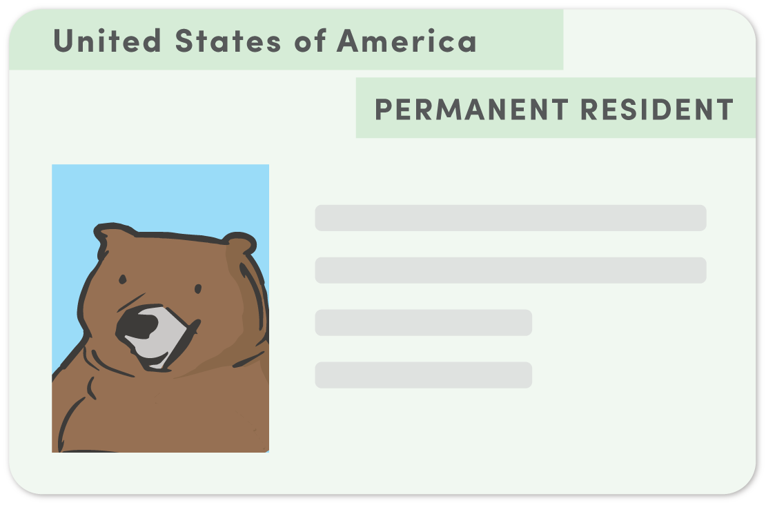 Tarjeta de residencia permanente (Green Card)