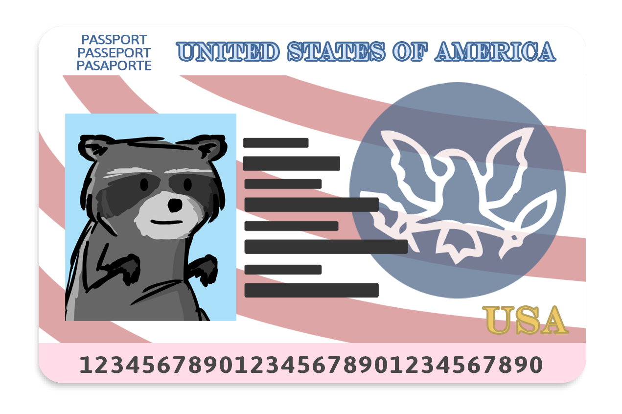 미국 여권 카드